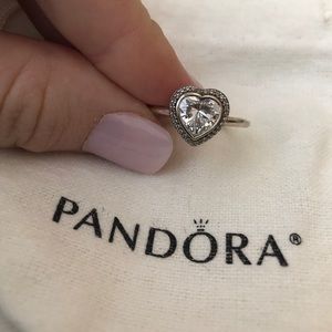 Pandora Sparking Love Heart Ring